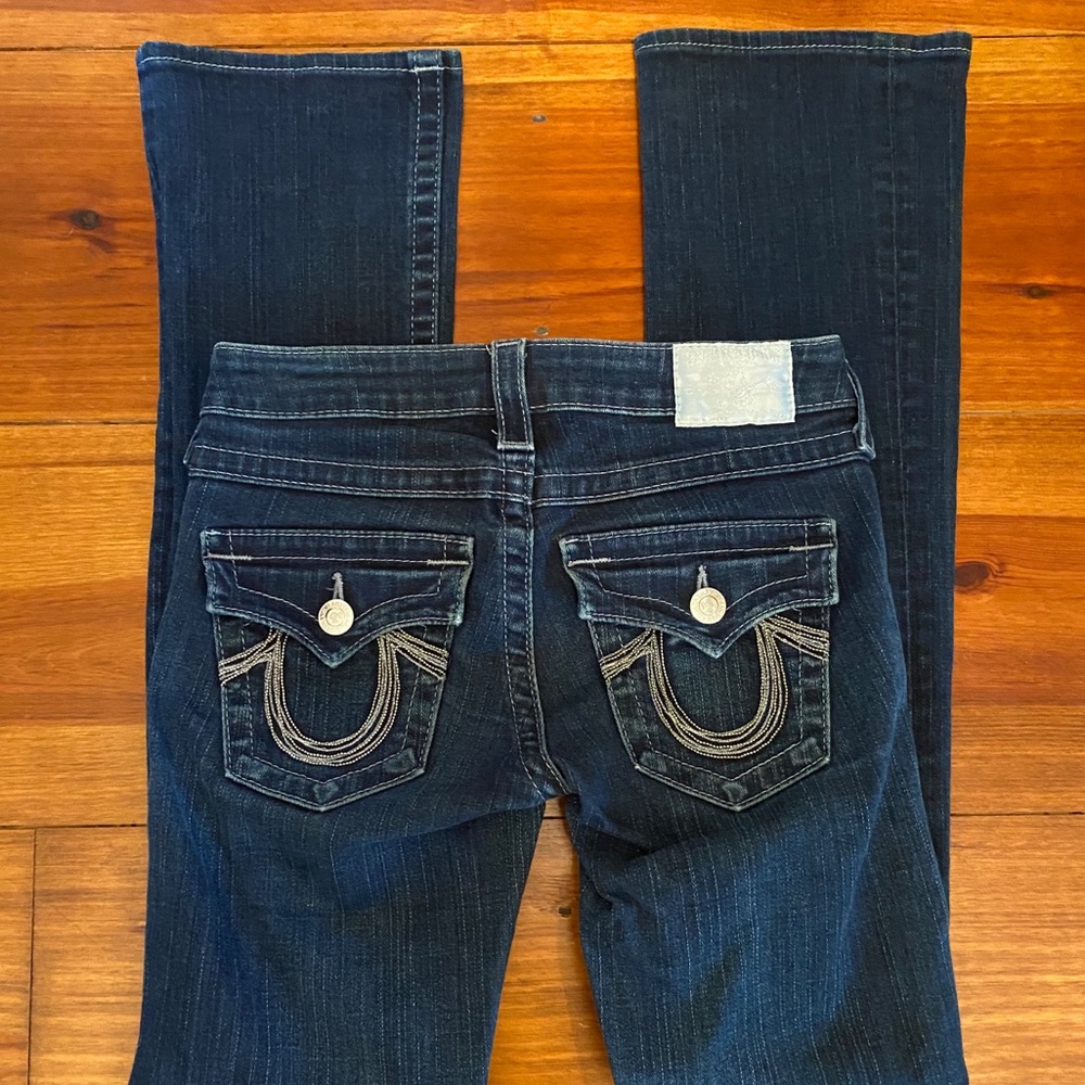 True Religion ‘Becky’ Bootcut Jeans Sz 24 EUC